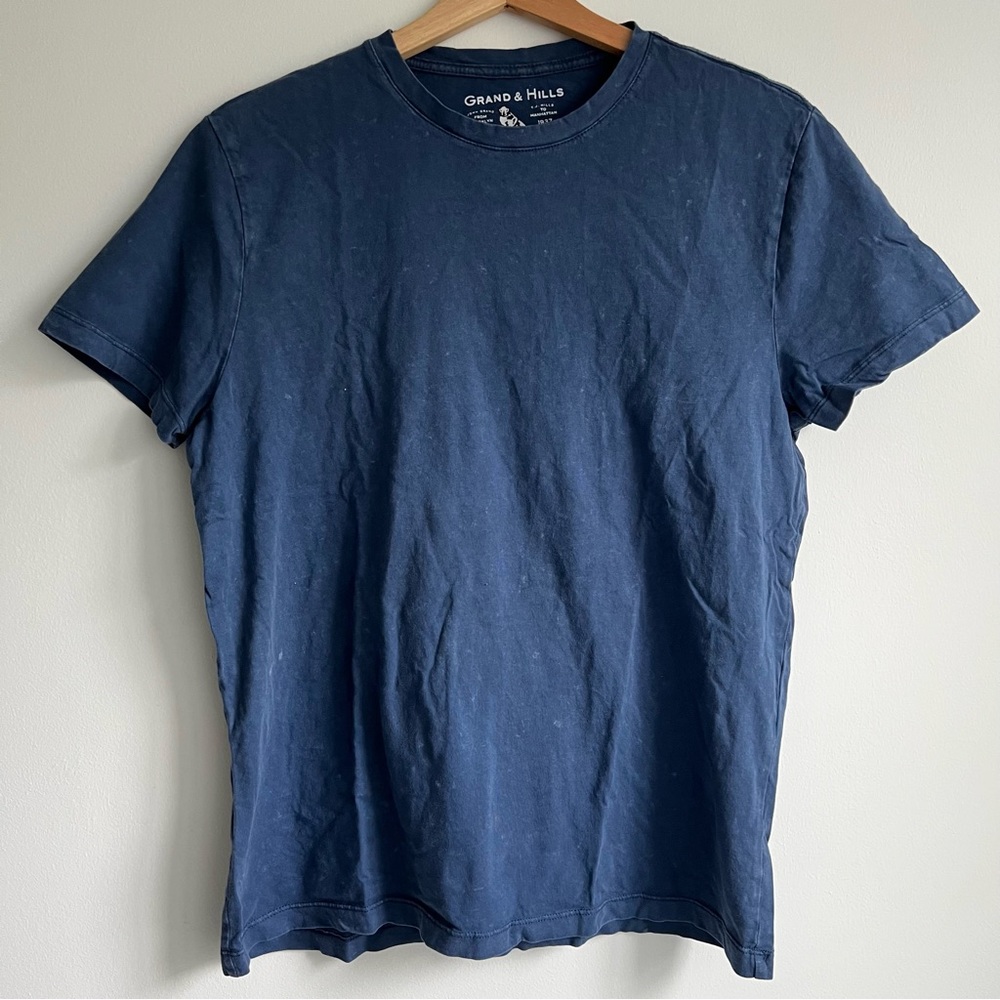 Grand & Hills Shirt Sleeve Tee Shirt